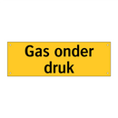 Gas onder druk