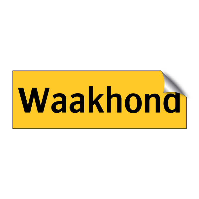 Waakhond