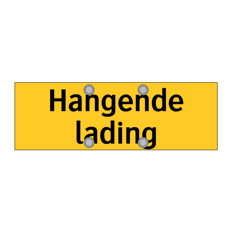 Hangende lading