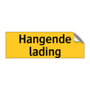 Hangende lading