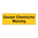 Gevaar Chemische Morsing