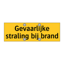 Gevaarlijke straling bij brand