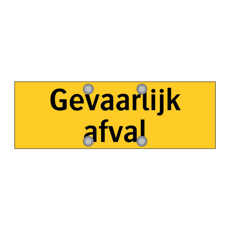 Gevaarlijk afval