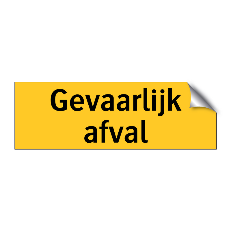 Gevaarlijk afval