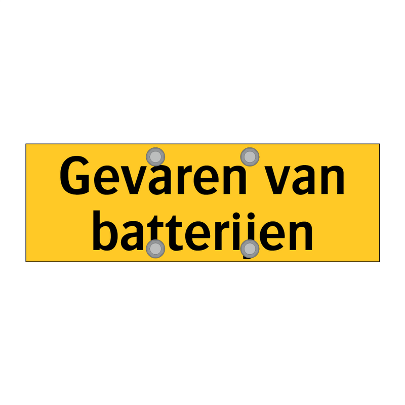 Gevaren van batterijen