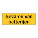 Gevaren van batterijen