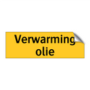 Verwarming olie