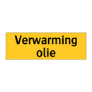 Verwarming olie