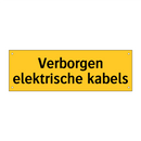 Verborgen elektrische kabels