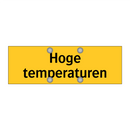 Hoge temperaturen