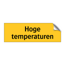 Hoge temperaturen