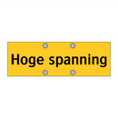 Hoge spanning