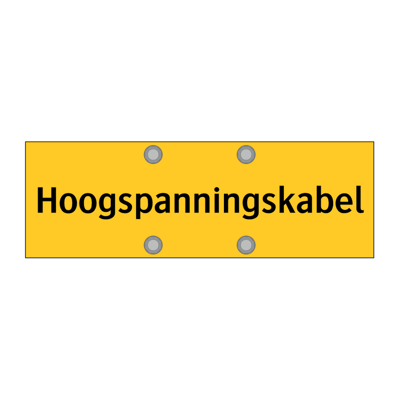 Hoogspanningskabel