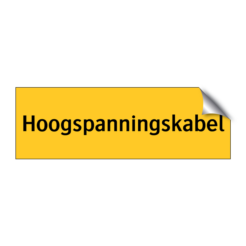 Hoogspanningskabel