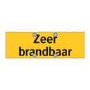 Zeer brandbaar