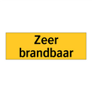 Zeer brandbaar