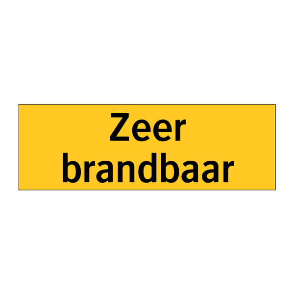 Zeer brandbaar
