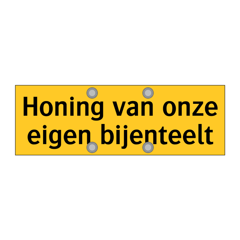 Honing van onze eigen bijenteelt