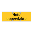 Hete oppervlakte