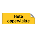 Hete oppervlakte