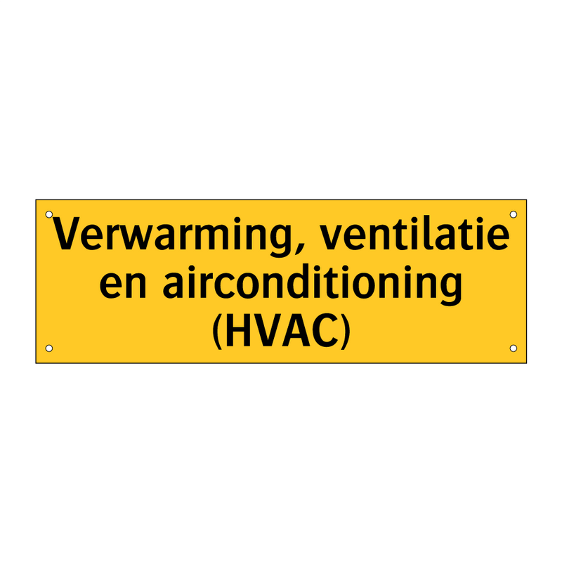 Verwarming, ventilatie en airconditioning (HVAC)