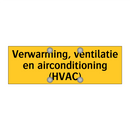 Verwarming, ventilatie en airconditioning (HVAC)