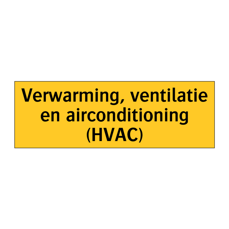 Verwarming, ventilatie en airconditioning (HVAC)
