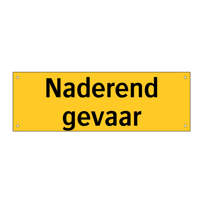 Naderend gevaar