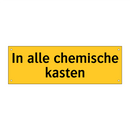 In alle chemische kasten
