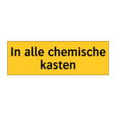 In alle chemische kasten