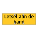 Letsel aan de hand