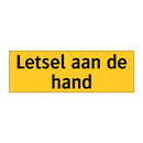 Letsel aan de hand