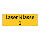 Laser Klasse 1