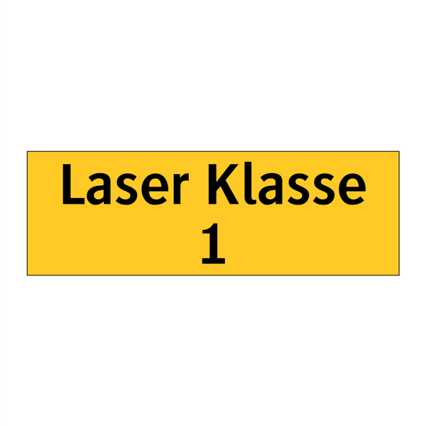 Laser Klasse 1