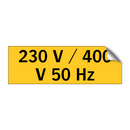 230 V / 400 V 50 Hz