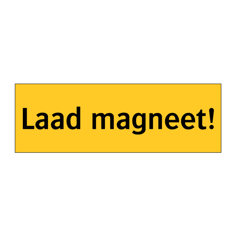 Laad magneet!