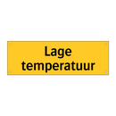 Lage temperatuur