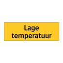 Lage temperatuur
