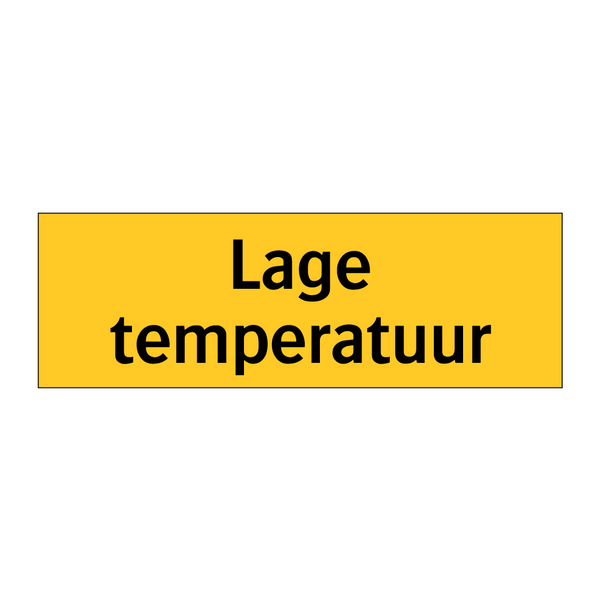 Lage temperatuur