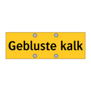Gebluste kalk