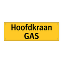 Hoofdkraan GAS