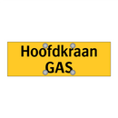 Hoofdkraan GAS