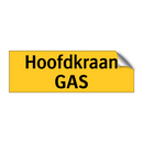 Hoofdkraan GAS