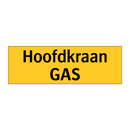 Hoofdkraan GAS
