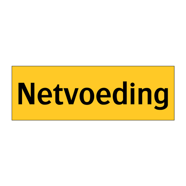 Netvoeding