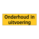 Onderhoud in uitvoering