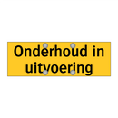 Onderhoud in uitvoering