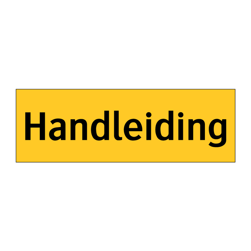 Handleiding