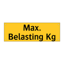 Max. Belasting Kg