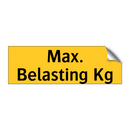 Max. Belasting Kg